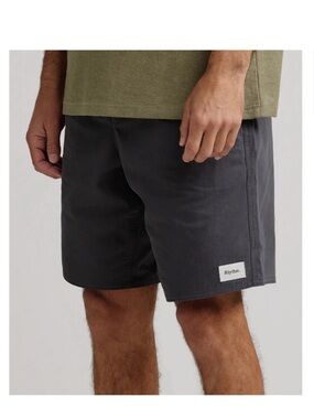 Rhythm. Relaxed Jam 9” Short Men’s Size 34 Charcoal Gray New